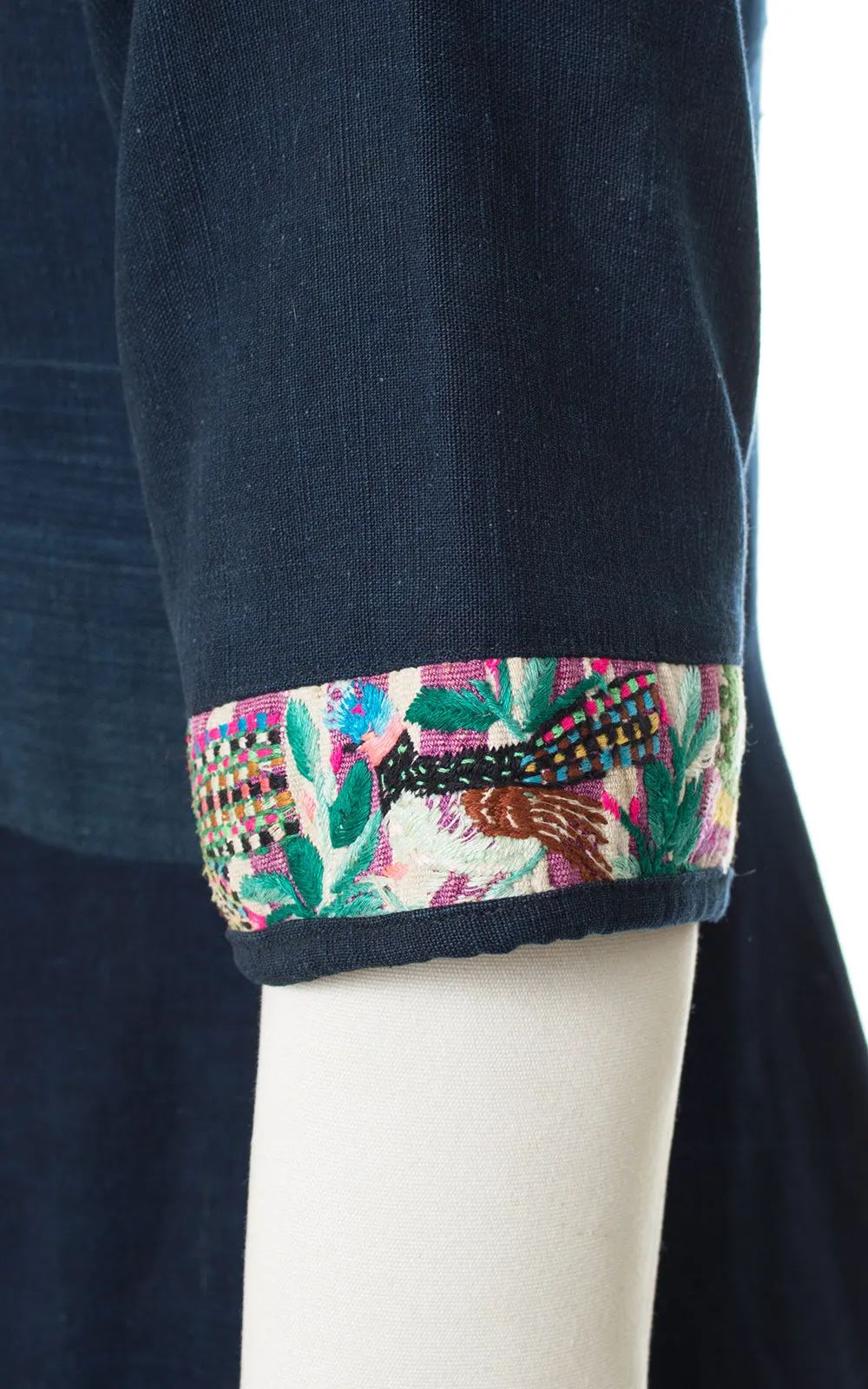 1970s Hand-Woven & Embroidered Guatemalan Huipil Dress | small