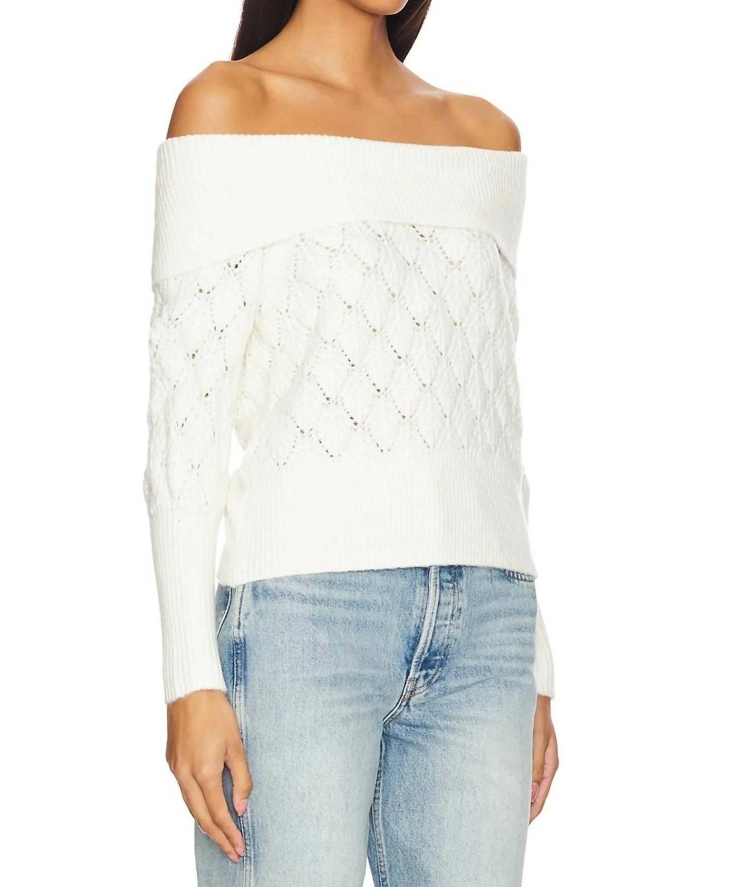 525 America - Camilla Off The Shoulder Sweater
