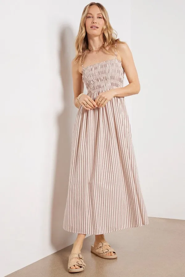 Bianca Dress -Tiramisu Stripe