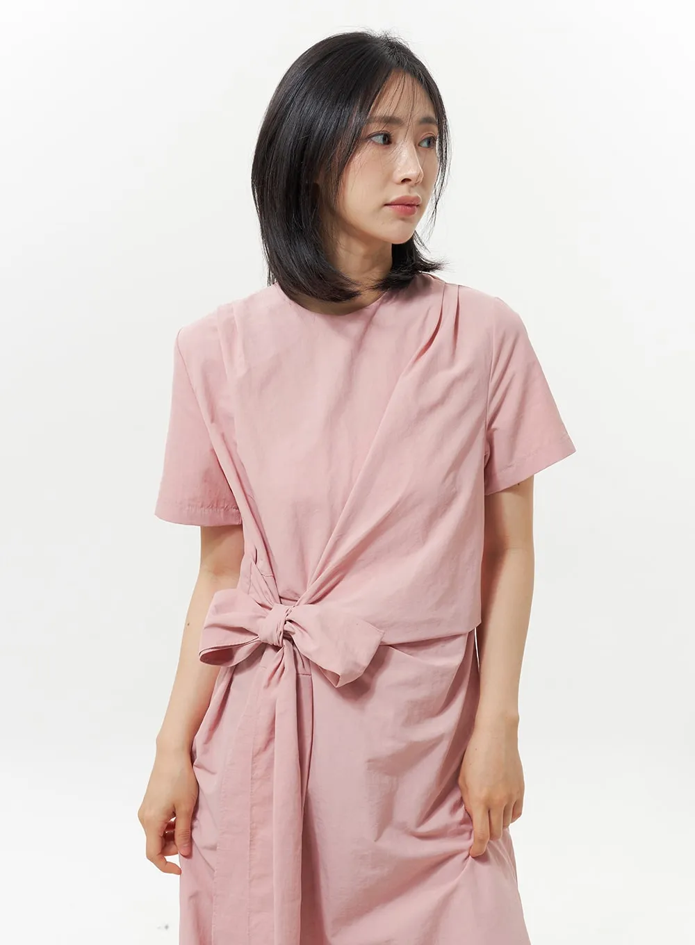 Bow Wrapped Maxi Dress OY326