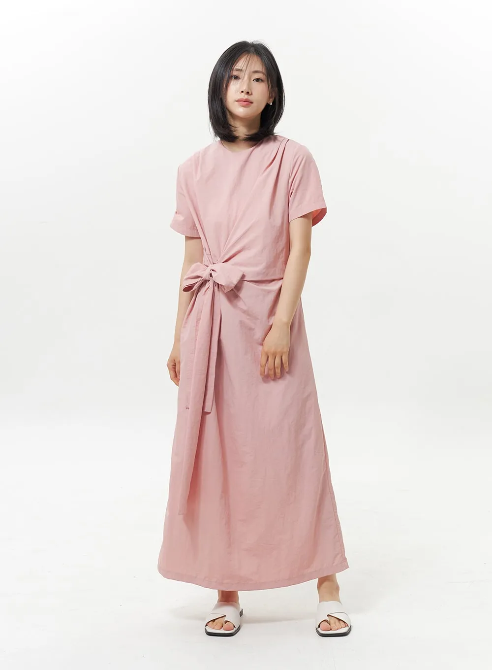 Bow Wrapped Maxi Dress OY326