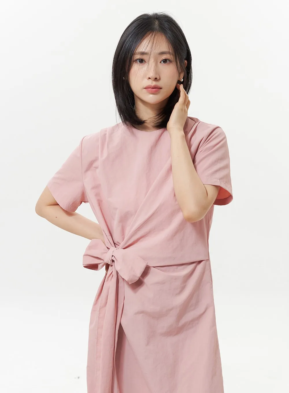 Bow Wrapped Maxi Dress OY326
