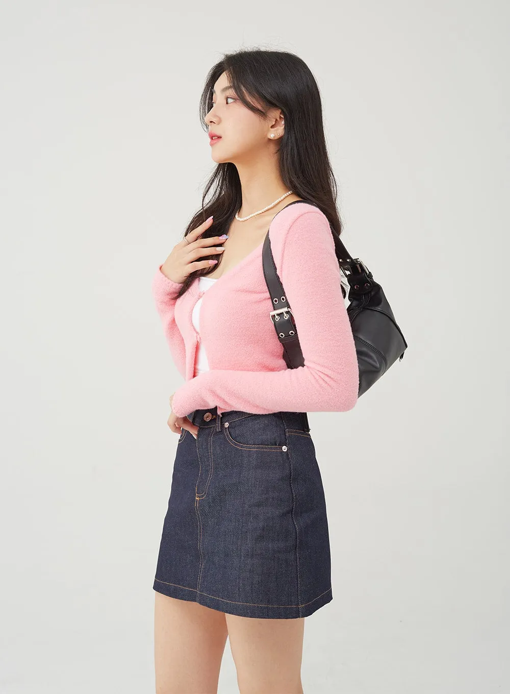 Buckle Detail Shoulder Bag BG25