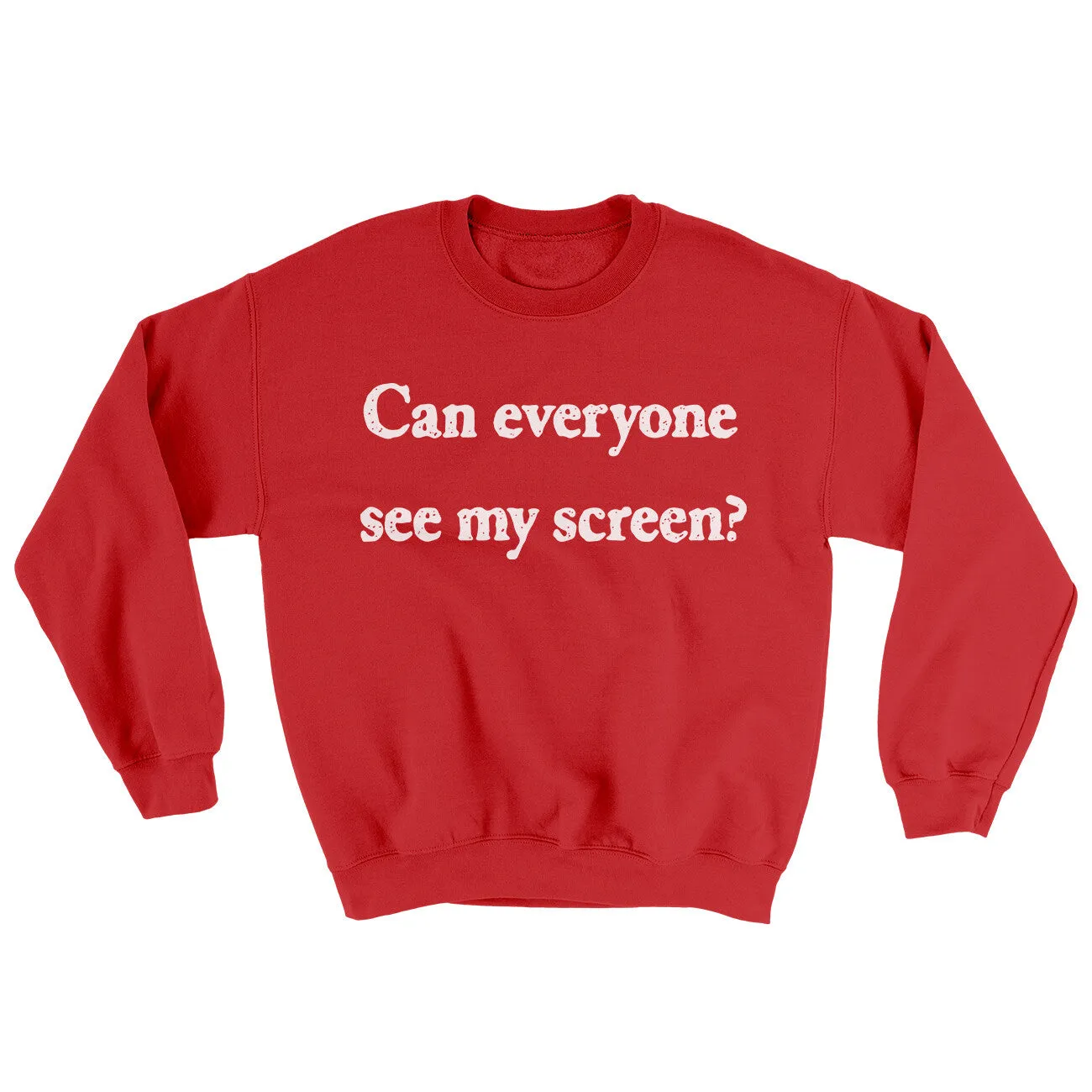 Can Everyone See My Screen Ugly Sweater