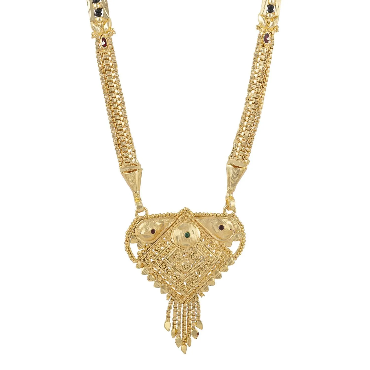 Classic Gold Mangalsutra with Flowing Tassel
