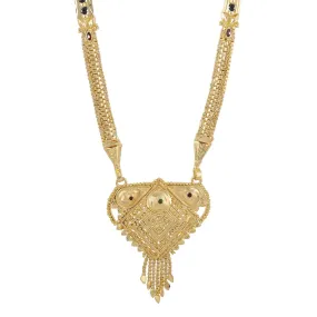 Classic Gold Mangalsutra with Flowing Tassel