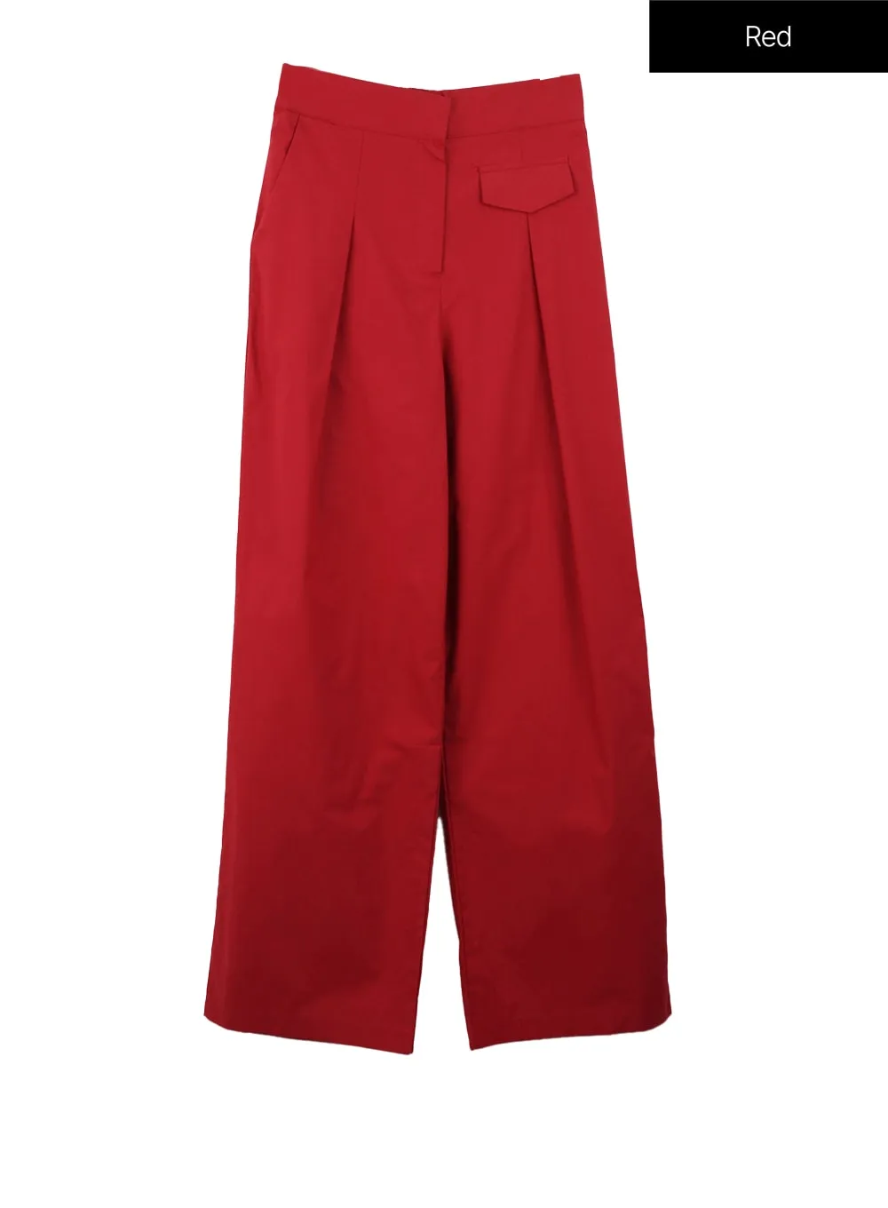 Cotton Pintuck Wide Leg Pants IS315
