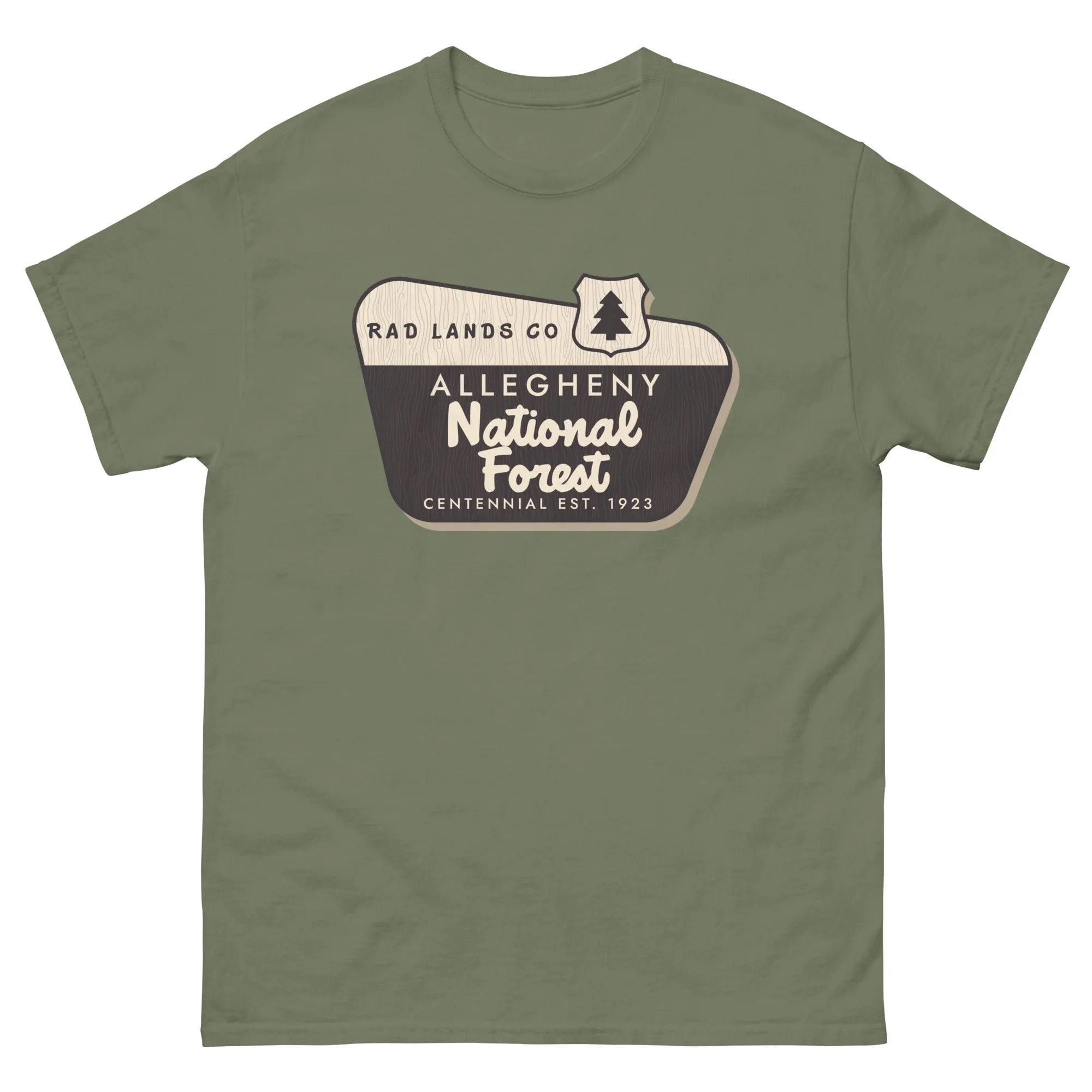 COTTON TEE - 100 YRS OF ALLEGHENY NAT'L FOREST