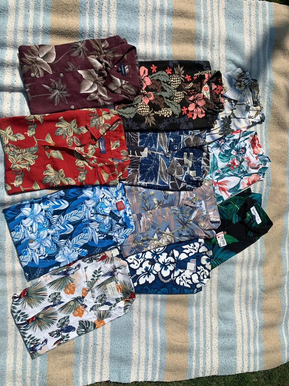 Custom Hawaiian shirts : 10 piece