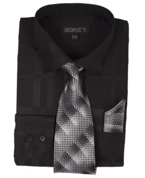 Fortino Landi AH623-BK  Mens Shirt