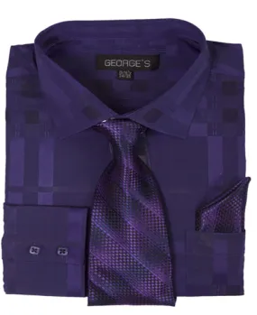 Fortino Landi AH623-PUR  Mens Shirt