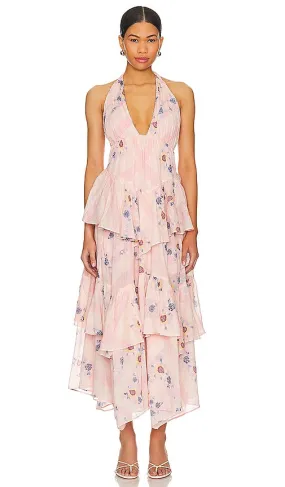 Free People Stop Time Maxi in Pink