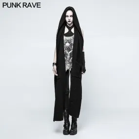 OPM-047 Fashion Heavy Wool Gothic Accessories Hooded Scarf For Women