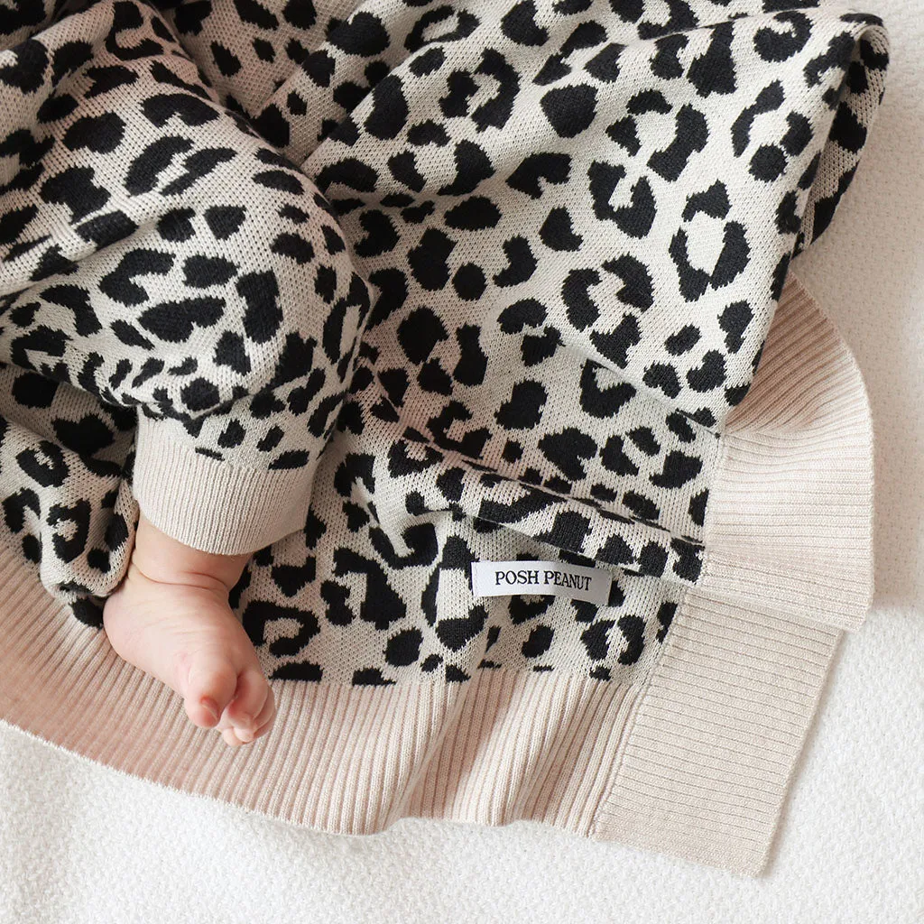Posh Peanut Layla Jacquard Blanket