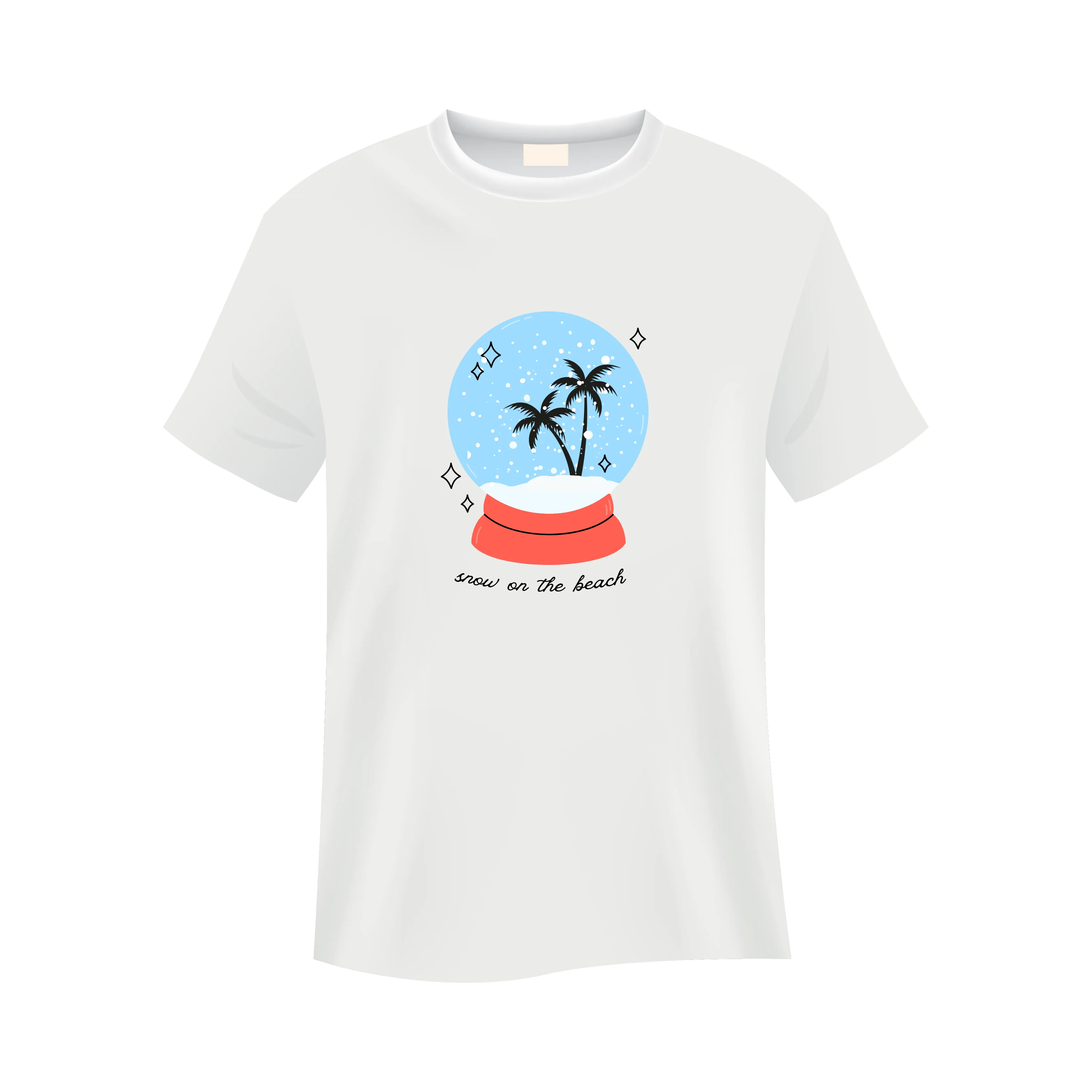 Snow on the Beach Tee