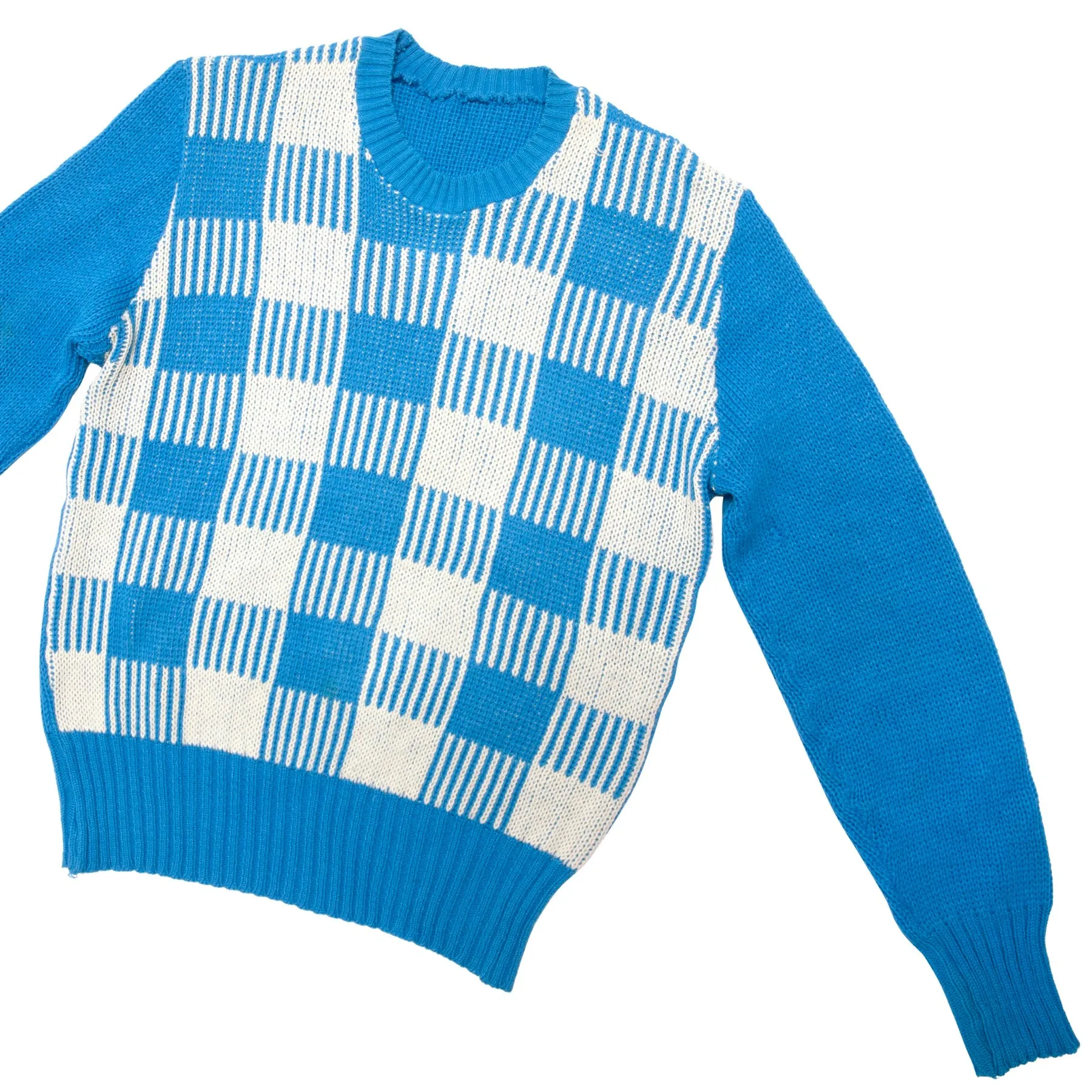 Structured Jacquard, Checkerboard, Mid-Century