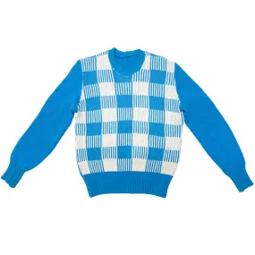 Structured Jacquard, Checkerboard, Mid-Century