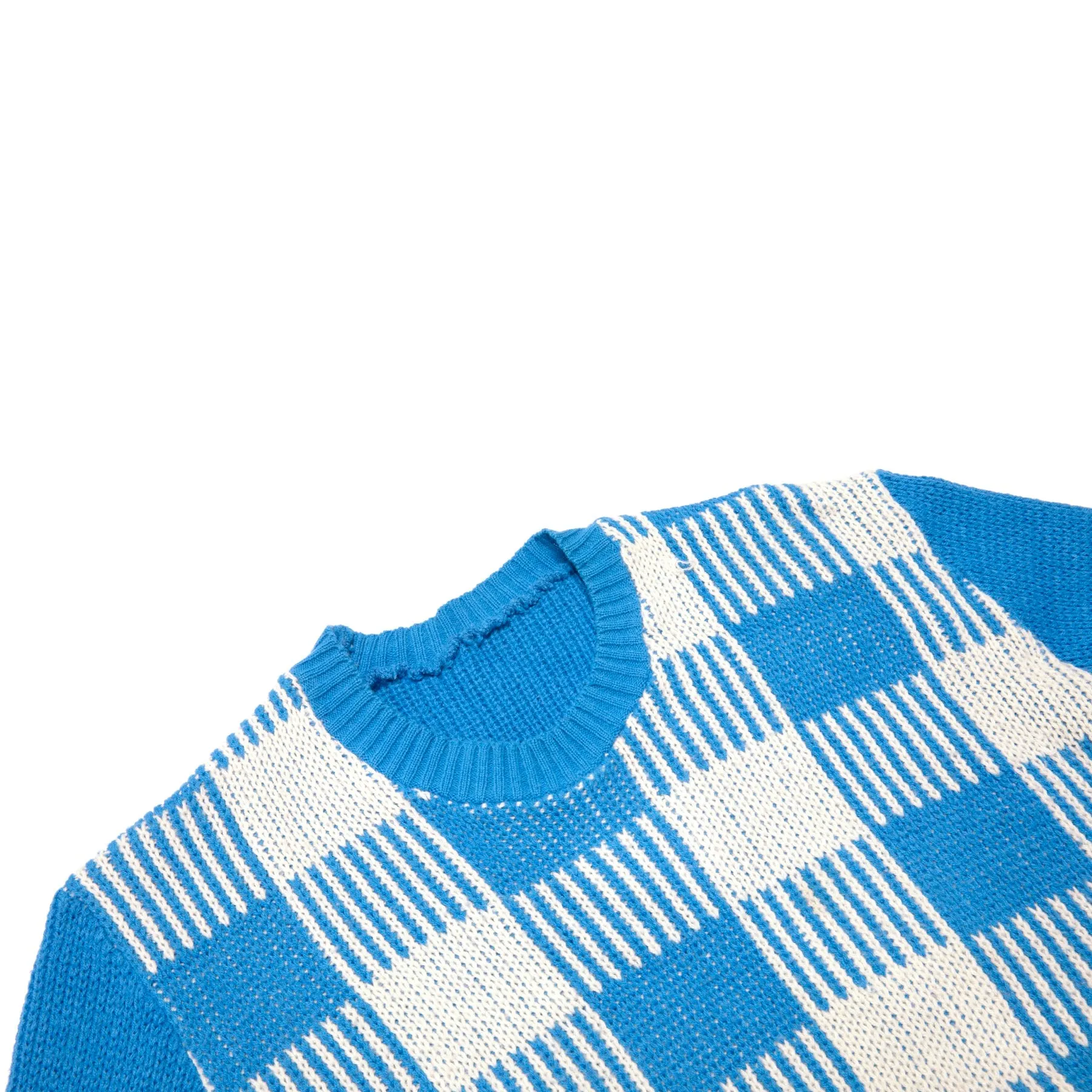 Structured Jacquard, Checkerboard, Mid-Century