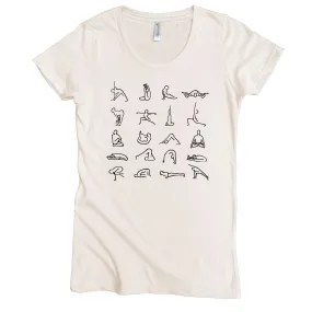 Yoga Poses Graphic Tee Yoga Poses Graphic Tee